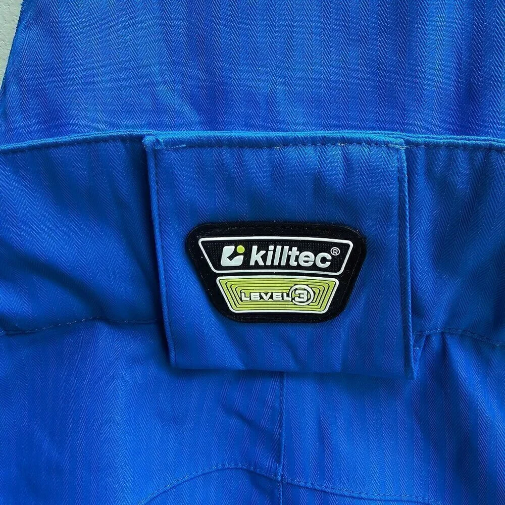 Killtec Level 3 Men's Ski Bib Pants Blue Waterproof & Windproof Size M